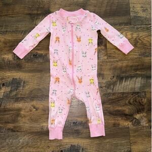 HANNA ANDERSSON Baby Zip-Up Footless Sleeper Pajama (12-18m/75cm)